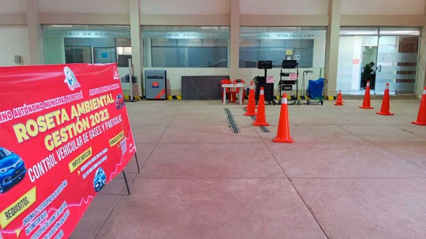 Habilitan punto de inspección vehicular ambiental en Jesús Valle