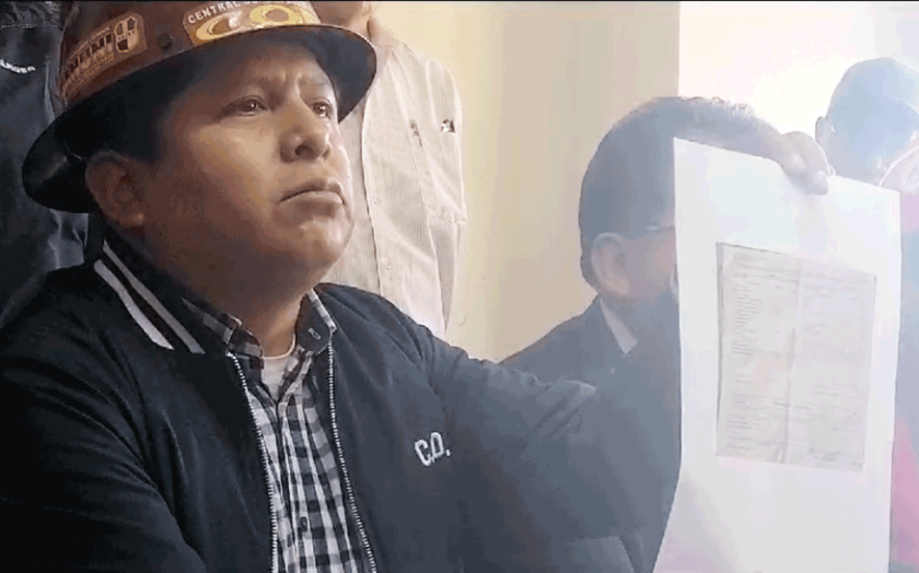 Juan Carlos  Huarachi asegura que jamás ha pedido coimas
