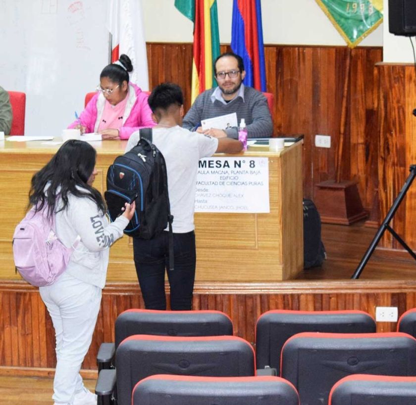 UATF realiza segunda vuelta para vicerrector entre Soraide o Pool