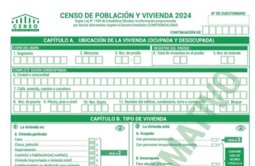 CC advierte tintes políticos en boleta censal porque busca muertes desde la crisis política del 2019