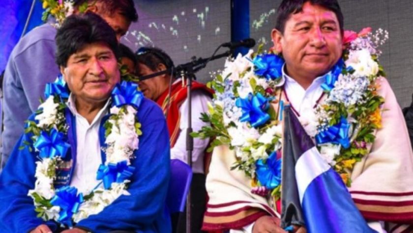 Evo Morales elogia la gestión de Jhonny Mamani, detenido preventivamente por el "caso ambulancias"