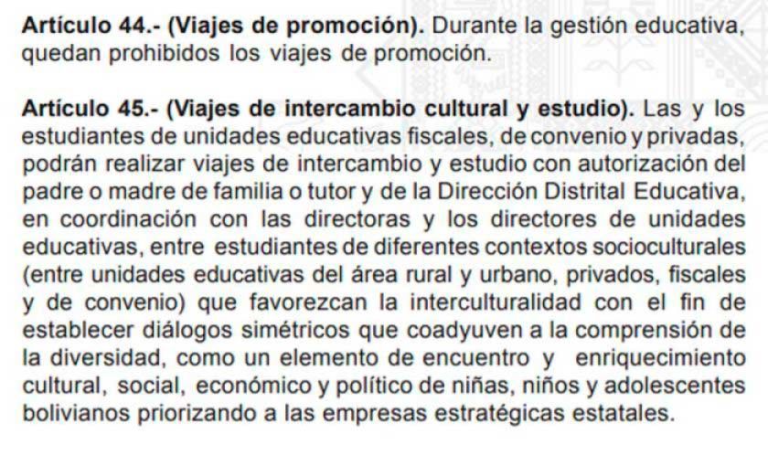 Distrital autorizará los viajes de estudios solo hasta el 31 de octubre