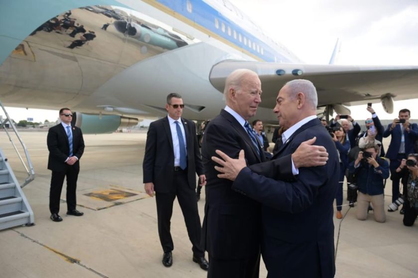 Biden apoya las acusaciones de Israel de que el ataque contra el hospital de Gaza fue de “la otra parte”