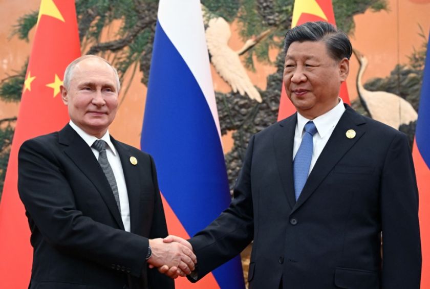 Xi pide a Putin “esfuerzos conjuntos” para “salvaguardar la justicia internacional”