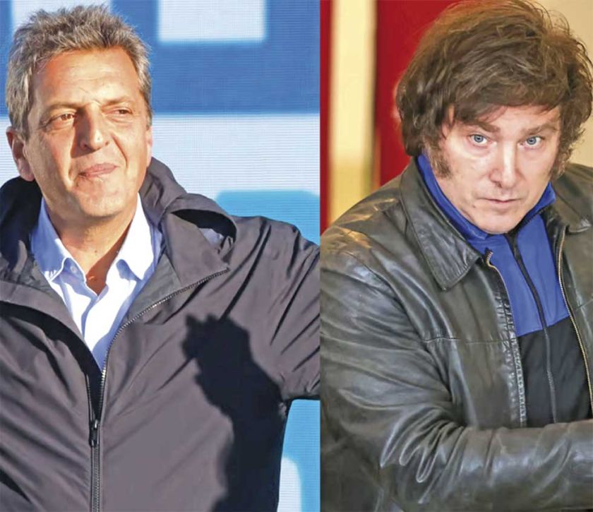 Sergio Massa sorprende y va  a un balotaje con Javier Milei