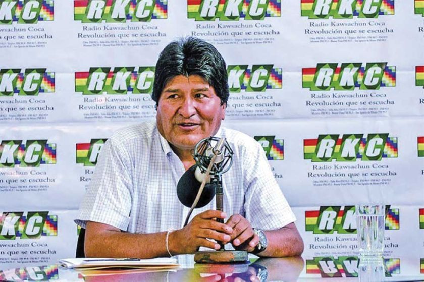 Morales vuelve a criticar el trabajo del Presidente