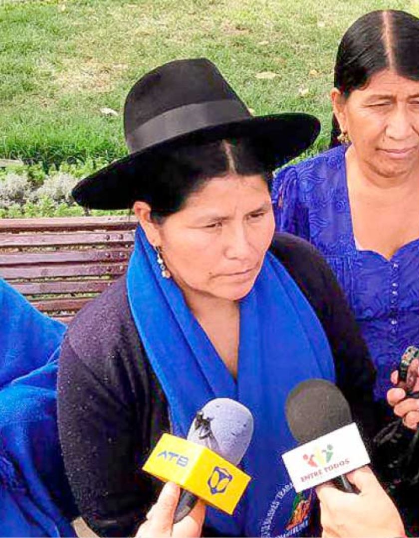 “Los traidores son todos los que  están contra Evo”