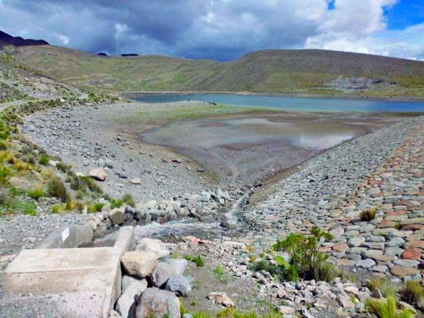 Reserva de agua de lagunas apenas llega al 8 por ciento