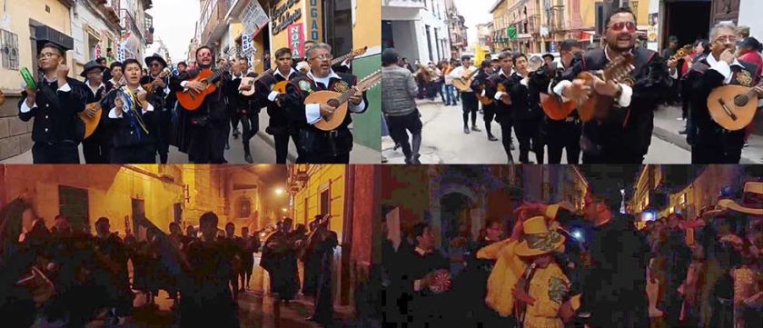 Pasacalle tunante recorre la Villa Imperial hoy habrá presentación de gala