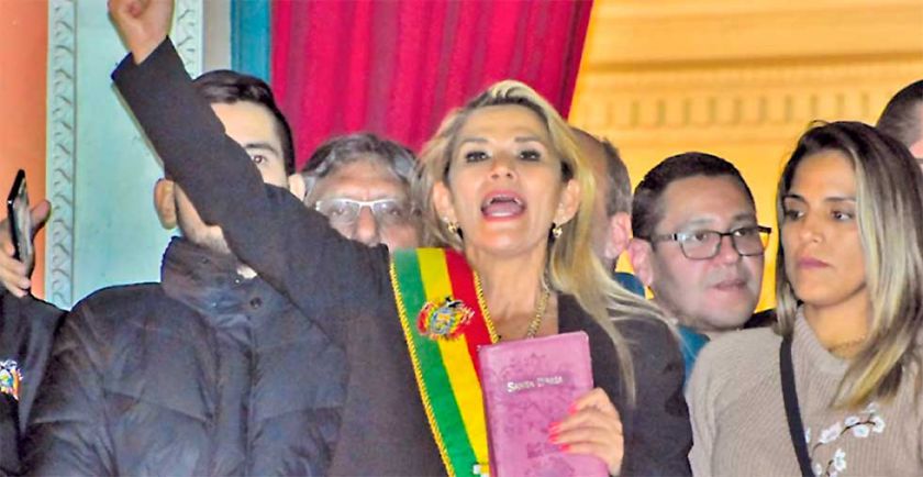 Cuatro años de la asunción de Áñez, tras el vacío de poder que dejó Evo
