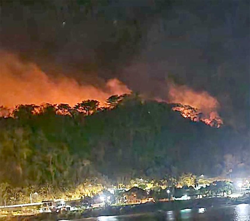 Indígenas reportan fuego en varias comunidades