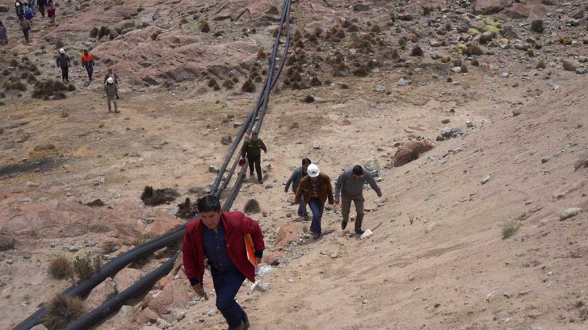 Traen agua de Juchuy Chaluma para atenuar la crisis del agua