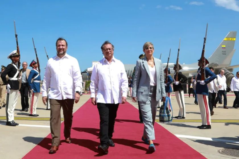 Nicolás Maduro y Gustavo Petro sostienen su cuarta reunión privada en Caracas
