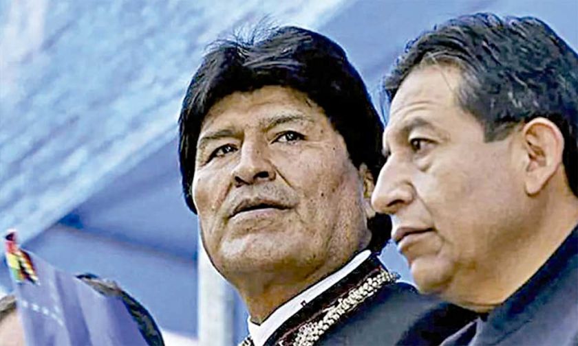 Evo ve que Choquehuanca  sabotea al presidente Arce