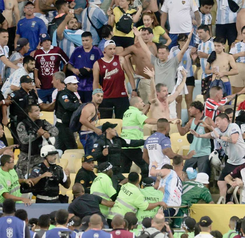 La Policía y la CBF  se acusan mutuamente 
