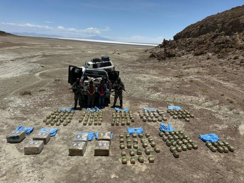 Incautan gran cantidad de droga en territorio potosino