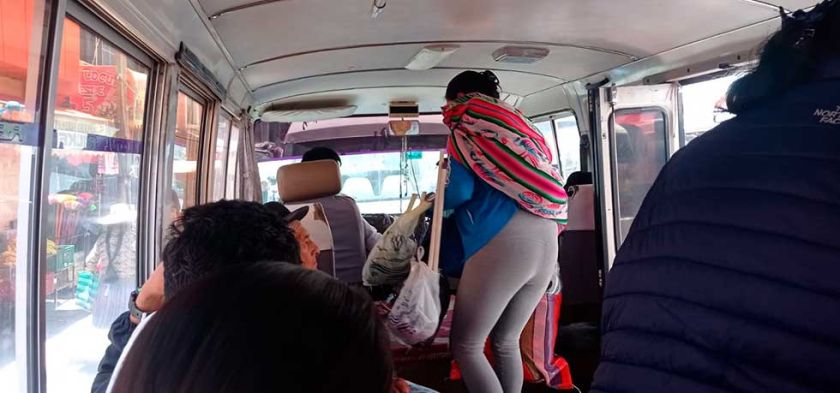 Inicia pulseta por las tarifas del transporte en la Villa Imperial