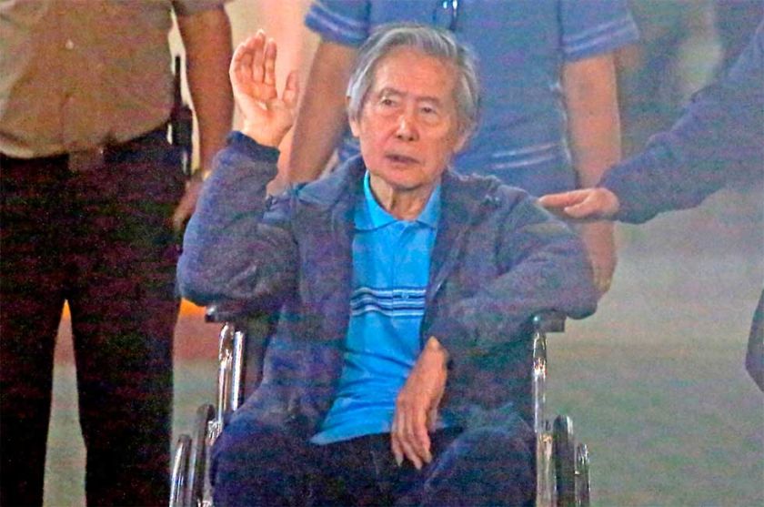 Justicia peruana ordena  la liberación de Fujimori
