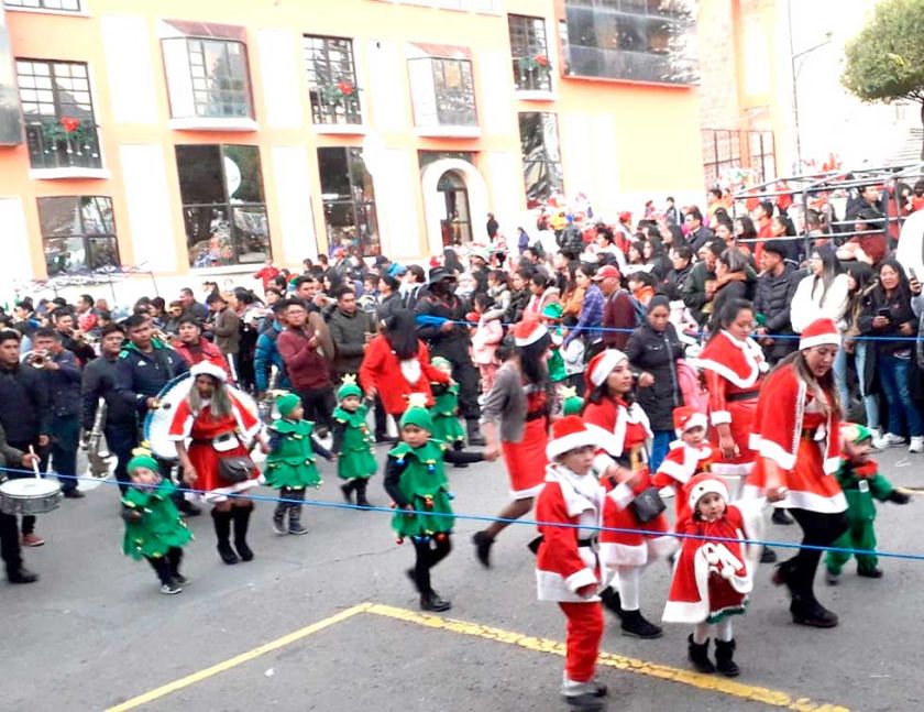 Niñas y niños le dieron vida primera Ch'iti Navidad