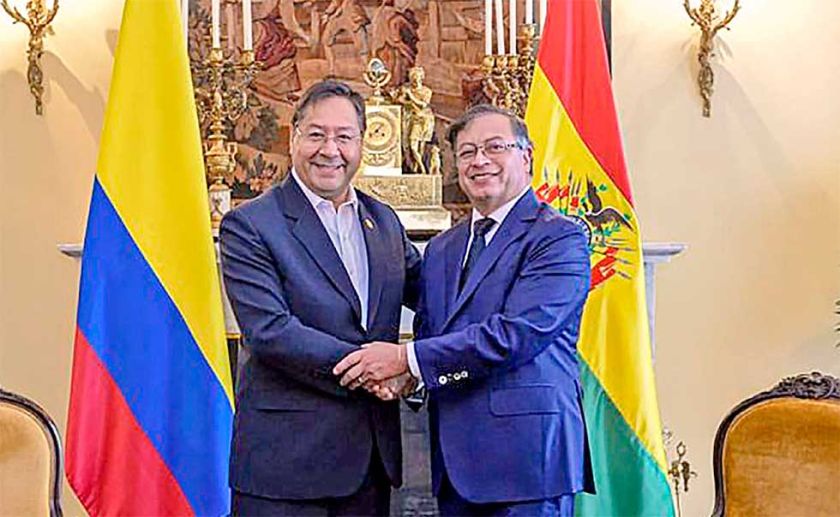 Amenazas: Luis Arce se solidariza con Petro