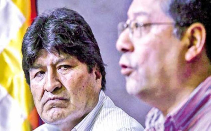 Arce afirma que hoy Evo es su principal opositor
