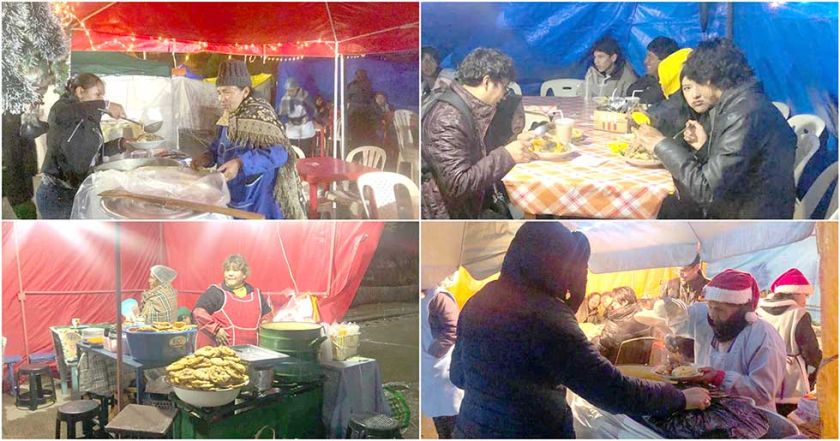 Picana y chocolate con buñuelo fueron disfrutados en feria