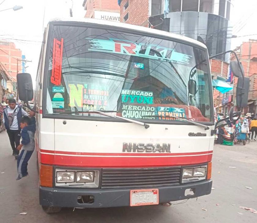 Vecinos denunciaron “trameaje” en los micros y minibuses de Potosí