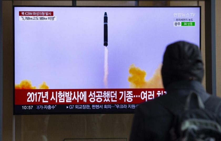 Corea del Norte lanza su quinto misil de largo alcance hacia el mar de Japón