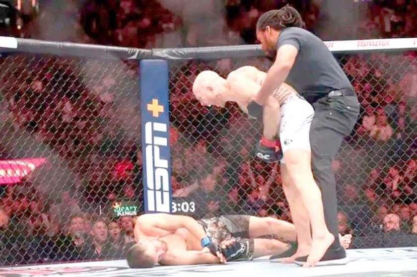 Se produjo duro nocaut en UFC