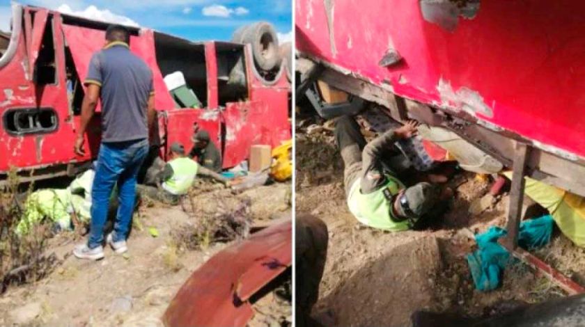 Embarrancamiento de flota en Impora deja seis fallecidos y al menos 13 heridos