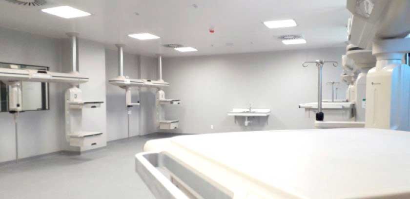 El equipamiento del hospital Natalini está al 84 por ciento