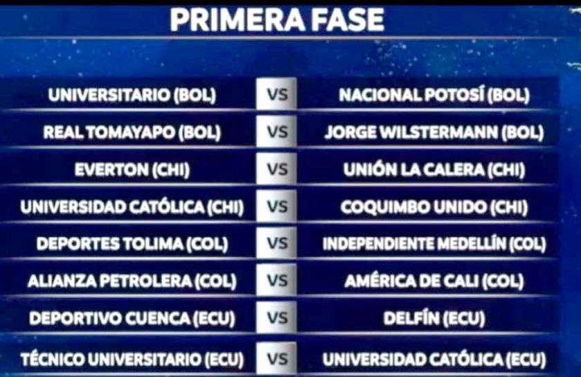 Nacional retará a Universitario en la Copa Sudamericana