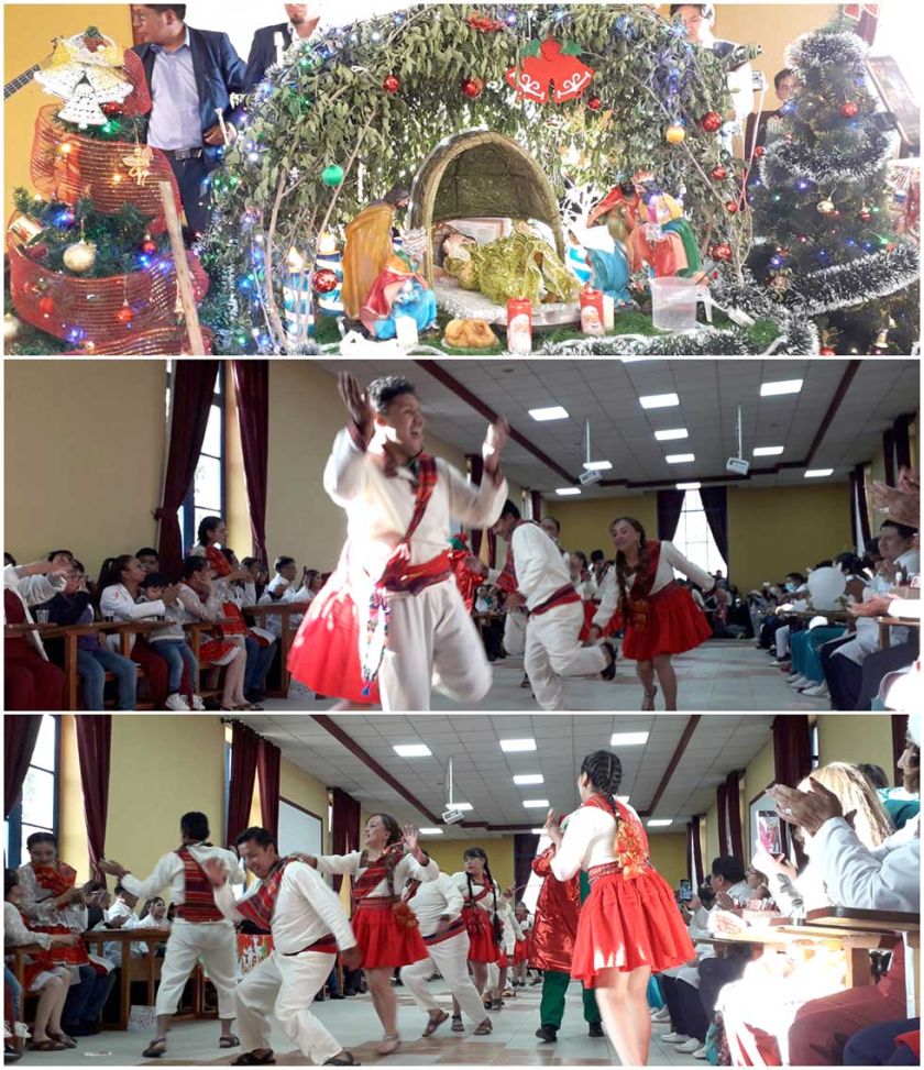 Bracamonte comparte su alegría con bailes en Navidad