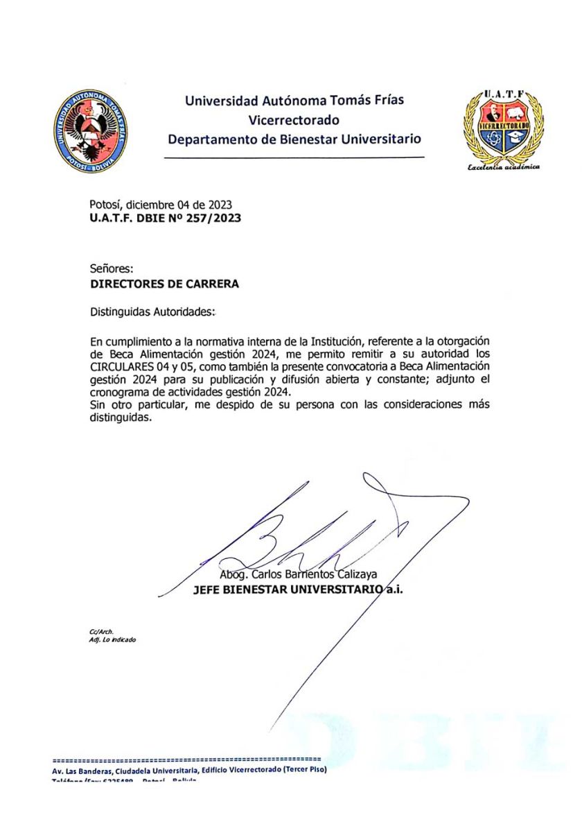 Convocan a becas universitarias
