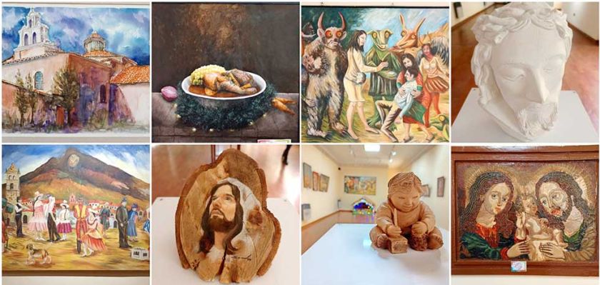 Artistas plásticos de Potosí  cierran año con una muestra
