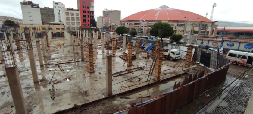 Construcción de mercado Chuquimia llega al 30 por ciento