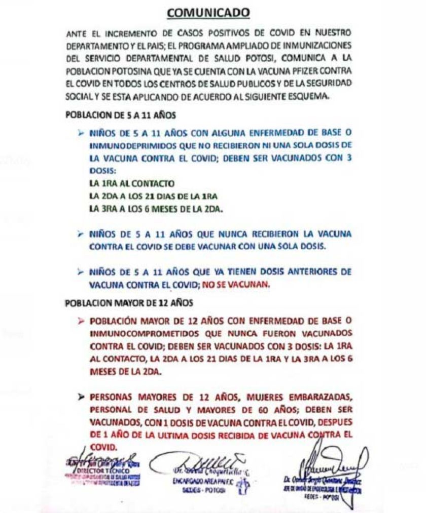 Sedes busca evitar la expansión de la Covid-19 con las vacunas