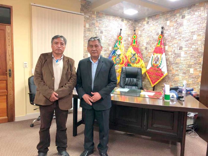 Javier Ortega ya asume el cargo de la dirección departamental de Educación