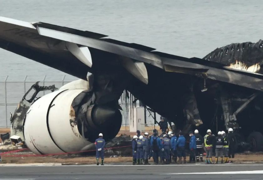 Japan Airlines estima en 104 millones de dólares las pérdidas por su accidente en Tokio