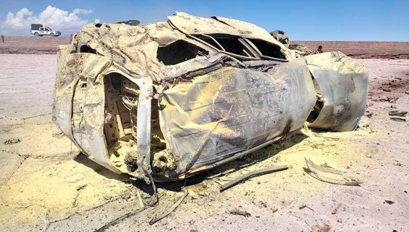 Cuatro personas mueren calcinadas dentro una vagoneta en el sudoeste