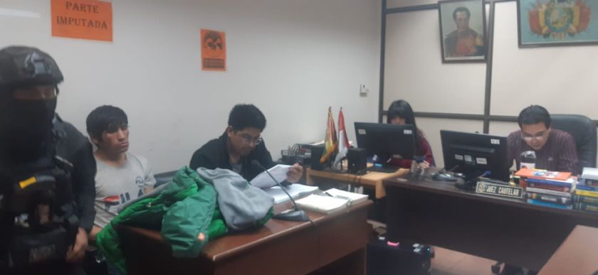 Se realiza la audiencia de medidas cautelares contra acusado de asesinato