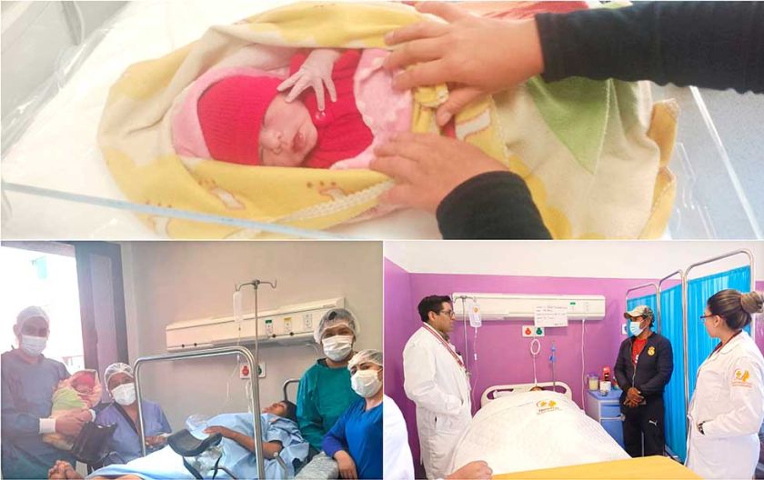 Nace el primer bebé en el Hospital Natalini en el día de Reyes Magos