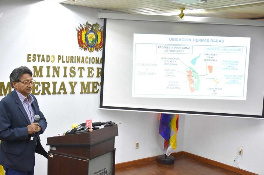 Potosí apuesta por los minerales tecnológicos y las tierras raras