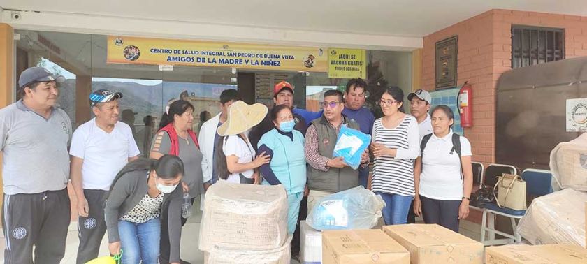El Sedes entrega medicamentos contra el coronavirus en San Pedro de Buena Vista