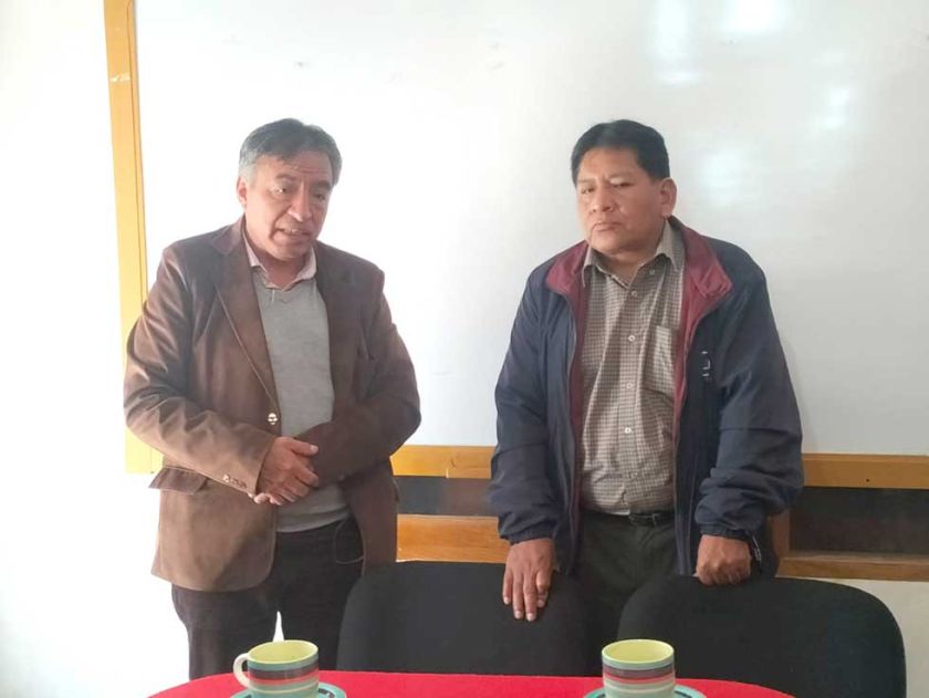 Supervisan la inscripción escolar en los distritos del Departamento de Potosí
