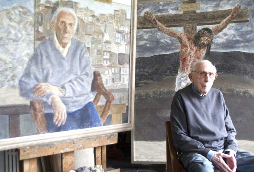 Fallece el español Luis Torras, el pintor más viejo del mundo, a los 111 años de edad