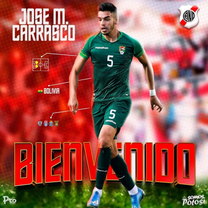 Nacional Potosí anunció la contratación de José María Carrasco