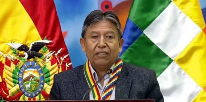 Vicepresidente Choquehuanca dice que la crisis judicial no se resuelve con bloqueos