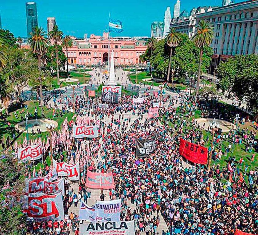 Argentina vive su primera huelga general desde 2019