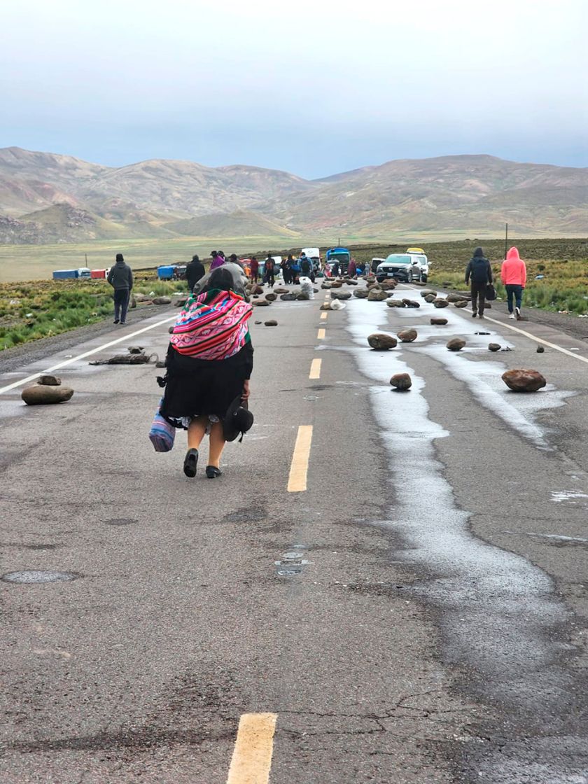 Presencia policial evitó bloqueos en caminos